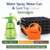 Gardening Tool Combo Water Cane(5L), Sprayer(2L), Seed Tray (5 Pc)