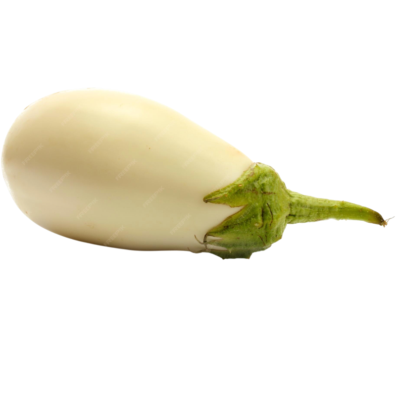 White Brinjal (100 Seeds)